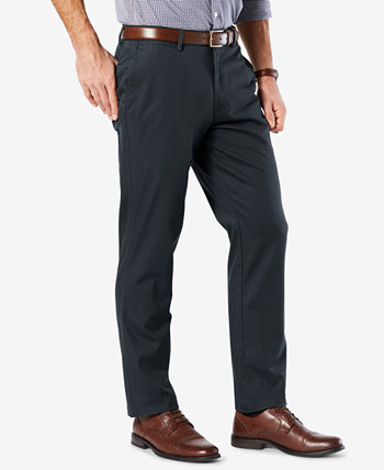 Мужские подписанные роскошные эластичные брюки из хлопка цвета хаки Dockers