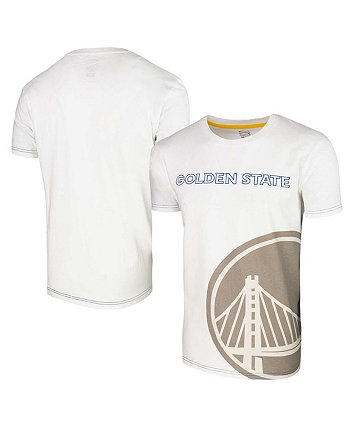 Мужская и женская белая футболка с табло Golden State Warriors Stadium Essentials