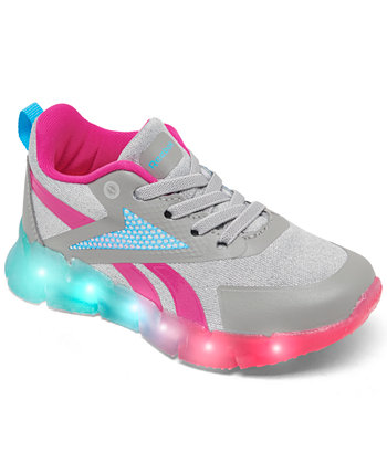 Повседневные кроссовки с подсветкой Zig N Flash для девочек для малышей от Finish Line Reebok