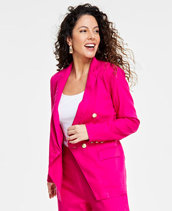 Women's Double-Breasted Blazer, Created for Macy's I.N.C. International Concepts