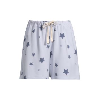 Celestial Short Pajama Shorts Stripe & Stare