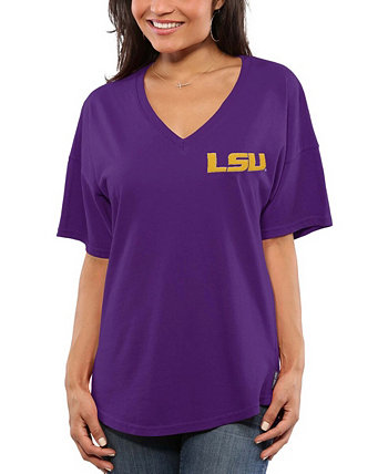 Женская фиолетовая футболка оверсайз LSU Tigers Spirit Jersey
