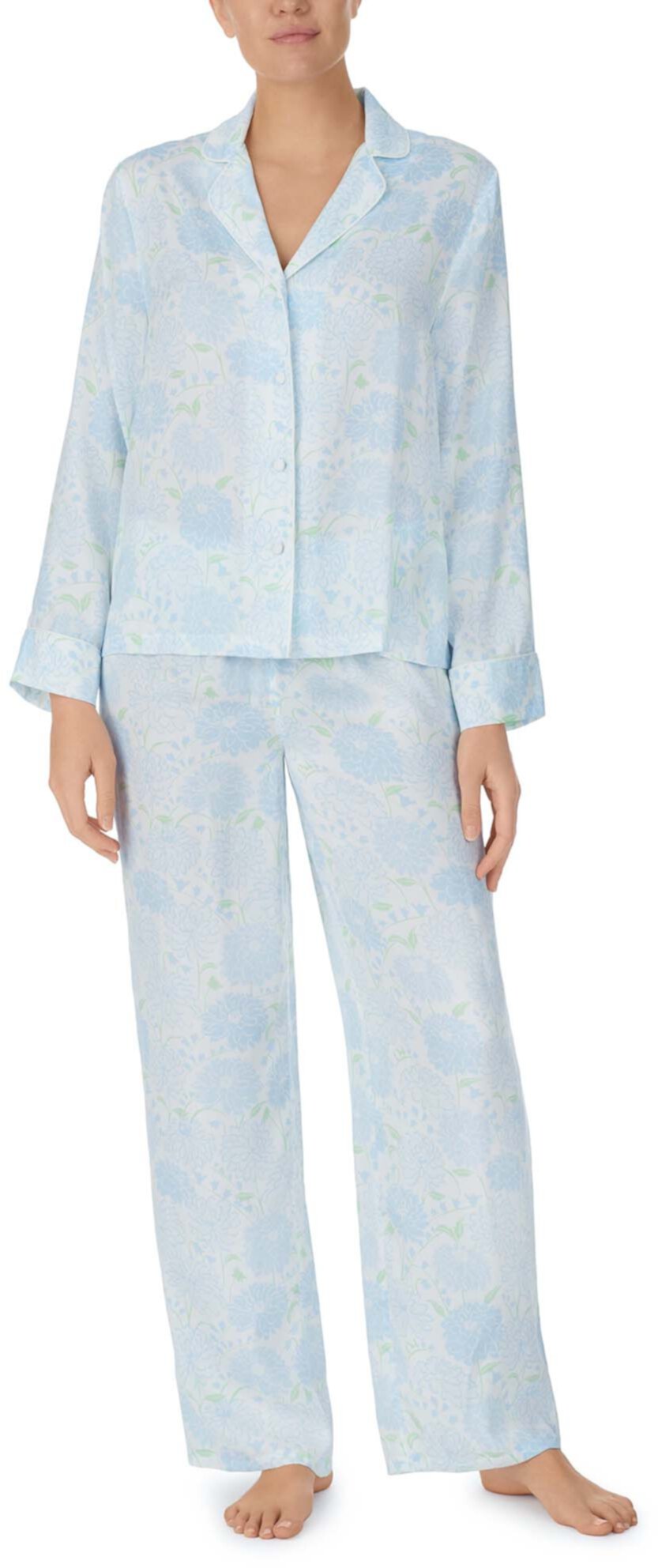 Пижама с длинными рукавами Charmuese Kate Spade New York