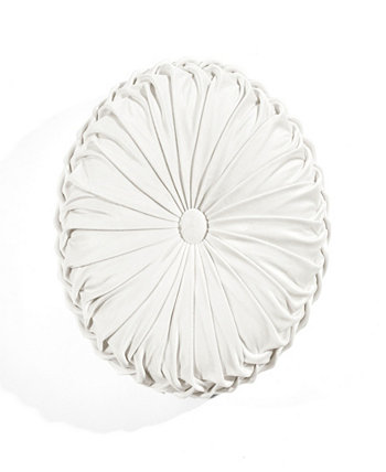 Круглая декоративная подушка Décor Velvet, диаметр 18 дюймов Lush Décor