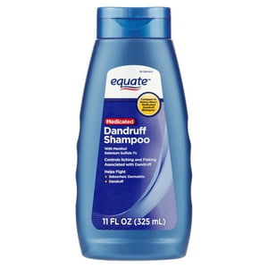 Equate Medicated Dandruff Shampoo with Selenium Sulfide 1%, 11 fl oz Equate