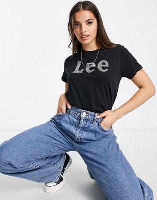 Черная футболка с логотипом Lee Jeans Lee Jeans