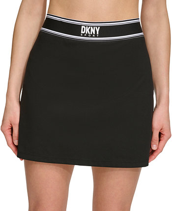 Women's Logo-Tape Mini-Length Sports Skort DKNY