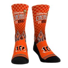 Unisex Rock Em Socks Cincinnati Bengals NFL x Guy Fieri’s Flavortown Crew Socks Unbranded