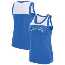 Женская Футболка Fanatics Powder Blue Los Angeles Chargers с Пайетками Fanatics Brands - White Label