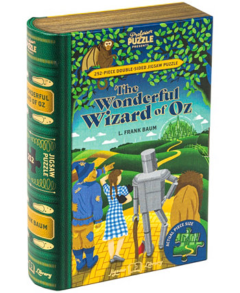 L. Frank Baum's the Wonderful Wizard of Oz Double-Sided Jigsaw Puzzle Set, 252 Pieces PROFESSOR PUZZLE