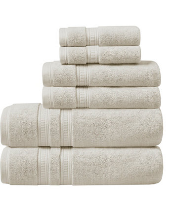 Plume Feather Touch Silvadur Cotton 6Pc. Towel Set Beautyrest