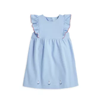 Little Girl's &amp; Girl's Bertie Jersey Piqué Dress Bella Bliss