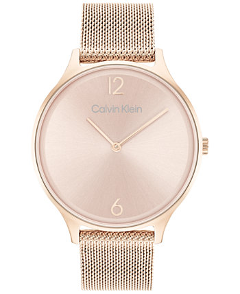 Часы-браслет с золотым оттенком гвоздики, 38 мм Calvin Klein