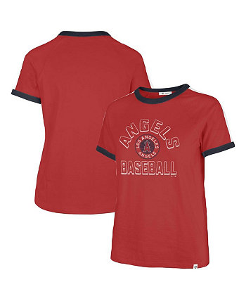 Женская красная рваная футболка Los Angeles Angels City Connect Sweet Heat Peyton '47 Brand