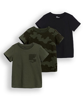Базовая футболка с короткими рукавами для больших мальчиков, комплект из 3 предметов Epic Threads