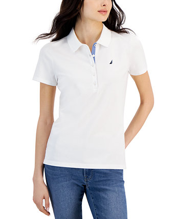 Женская рубашка с короткими рукавами и воротником-поло Nautica Jeans