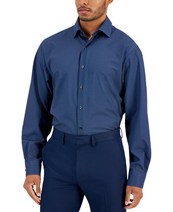 Мужская классическая рубашка классического кроя из клена с геопринтом, созданная для Macy's Alfani