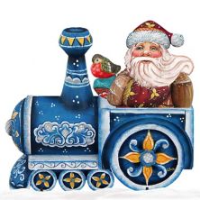Train Ride Santa Christmas Outdoor Decor By G. Debrekht Designocracy