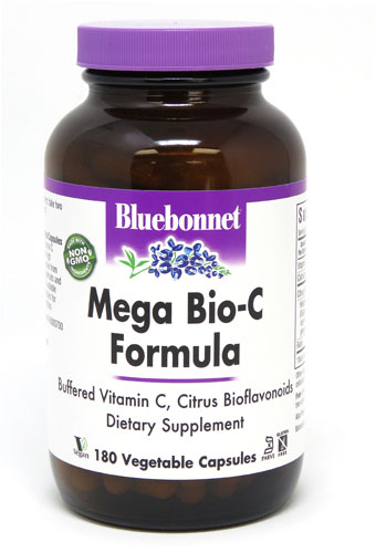 Витамин С с биофлавоноидами - 180 растительных капсул - Bluebonnet Nutrition Bluebonnet Nutrition