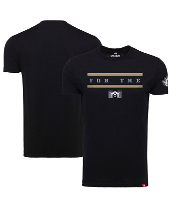 Мужская черная футболка Memphis Grizzlies For The M Hometown Comfy Tri-Blend Sportiqe