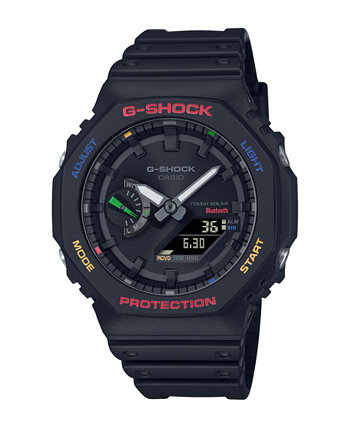 Мужские аналоговые цифровые часы из черной смолы, 45,5 мм, GAB2100FC-1A G-Shock