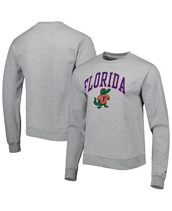 Мужской серый флисовый свитшот Florida Gators 1965 Arch с длинным рукавом League Collegiate Wear