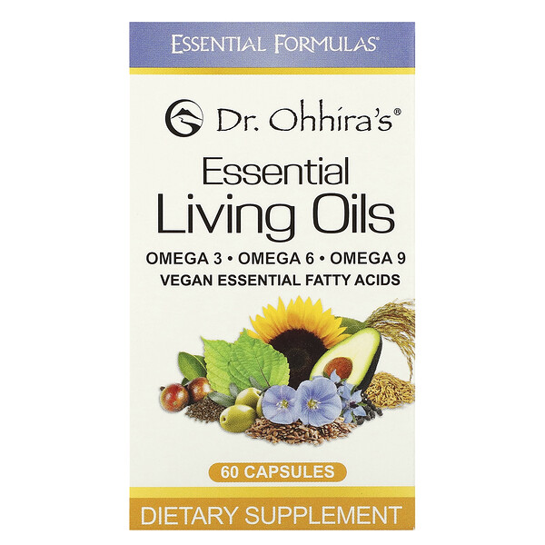 Essential Living Oils, 60 капсул Dr. Ohhira's