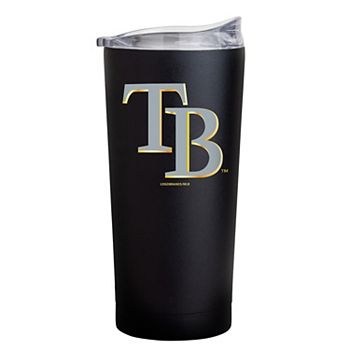 Tampa Bay Rays Black Foil 20oz. Powder Coat Tumbler Logo Brand