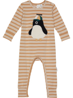 Cool Penguin Stripe Romper (Infant) HUXBABY