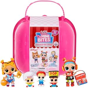 L.O.L. Surprise! Loves Mini Sweets S3 Deluxe- Kellogg's with 4 Dolls, Accessories, Limited Edition Dolls, Candy and Cereal Theme, Kellogg’s Theme, Collectible Dolls- Great Gift for Girls Age 4+ L.O.L. Surprise!