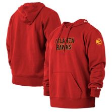 Мужская толстовка с капюшоном New Era Red Atlanta Hawks 2021/22 City Edition Big & Tall Pullover New Era