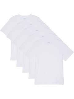 Хлопковая футболка с круглым вырезом, 5 шт. в упаковке BOSS