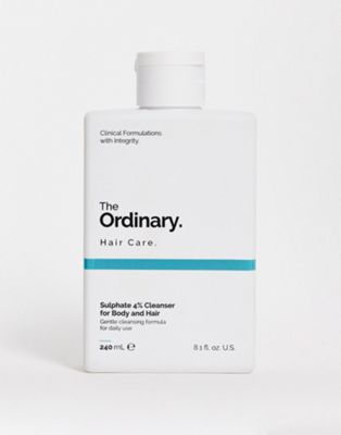 The Ordinary 4% сульфатное очищающее средство для тела и волос, 8,1 жидких унций The Ordinary