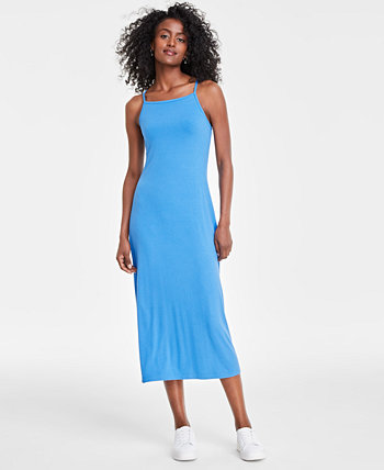 Women's Knit Ribbed Midi Dress, Created for Macy's On 34th
