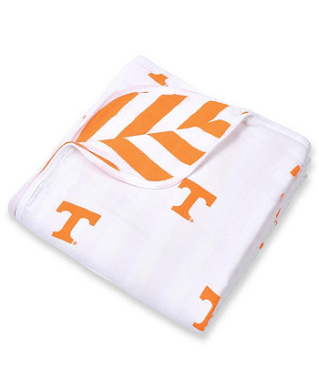 Муслиновое 4-слойное одеяло размером 47 x 47 дюймов для мальчиков и девочек из Теннесси-волонтёров Three Little Anchors