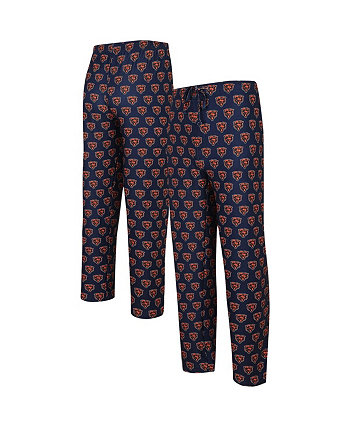 Мужские темно-синие вязаные брюки с принтом Chicago Bears Gauge Concepts Sport