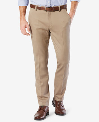 Мужские эластичные брюки легкого кроя цвета хаки Dockers