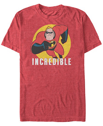 Мужская футболка с коротким рукавом Disney Pixar Mr. Incredible Strong Pose The Incredibles