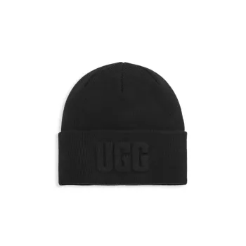Вязаная шапка с 3D-логотипом UGG