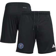 Мужские тренировочные шорты adidas Black New York City FC 2023 On-Field AEROREADY Adidas