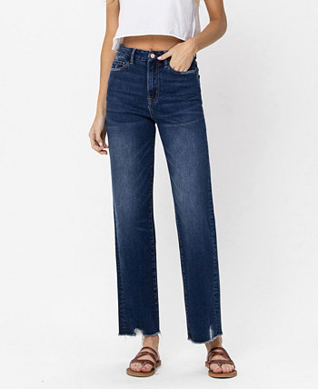 Женские зауженные джинсы с очень высокой посадкой и широкими штанинами VERVET