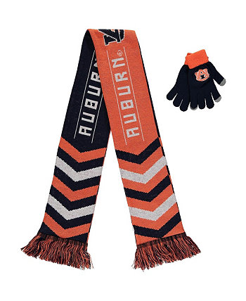 Комбинированный набор из перчаток и шарфа темно-синего цвета Auburn Tigers для мужчин и женщин FOCO