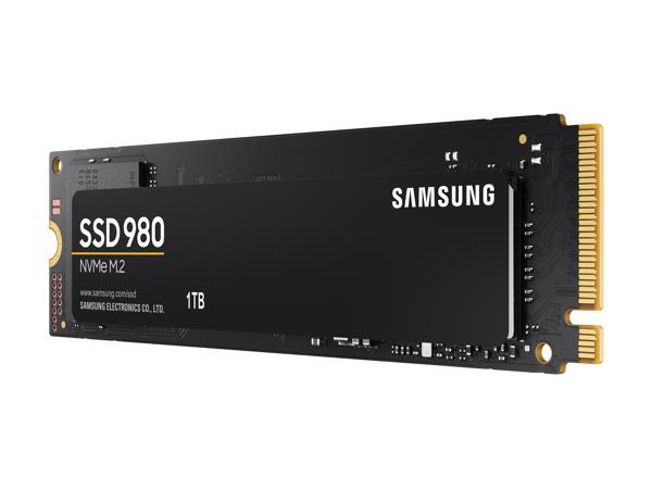SAMSUNG 980 M.2 2280 1 ТБ PCI-Express 3.0 x4, NVMe 1.4 V-NAND MLC Внутренний твердотельный накопитель (SSD) MZ-V8V1T0B/AM Samsung