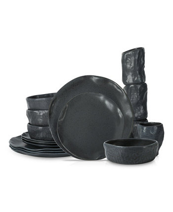 ATIK Stoneware 16 Pc. Set, Service for 4 Stone by Mercer Project