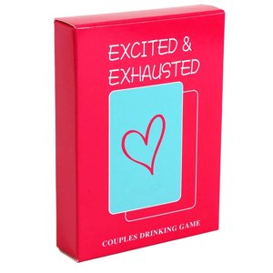 Excited and Exhausted Card Game,Couples Drinking Game for Adults,Truth or Dares for Couples,Couples Card Game,Excited Exhausted Adult Series Bedroom Challenge Quiz Table Game KEVCHE