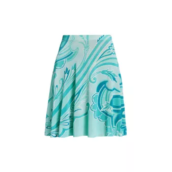 Мини-юбка с волнами пейсли Etro
