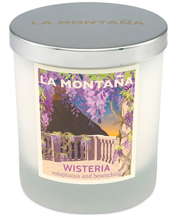 Свеча с ароматом глицинии, 8 унций. La Montaña