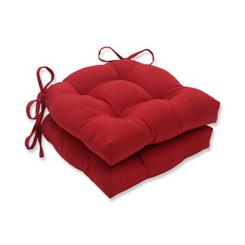 Двусторонние подушки для стула Pompeii Red, набор из 2 шт. Pillow Perfect