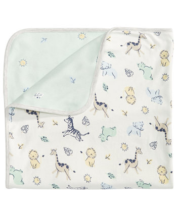 Хлопковое одеяло Safari для маленьких мальчиков, созданное для Macy's First Impressions