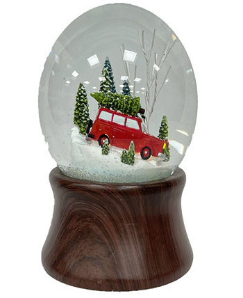 Красный грузовик, специальная доставка, снежный шар Ashfield & Harkness